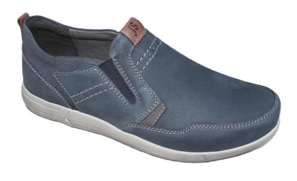 JSH106 Josef Seibel instapper “Enrico 04” blauw nubuck