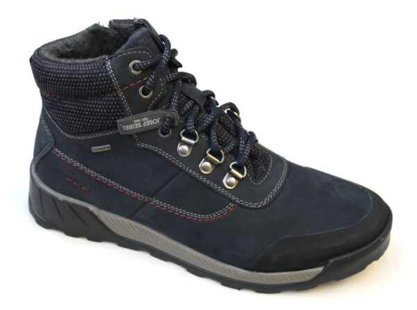 Josef Seibel half hoge veterboot Raymond 56 blauw nubuck