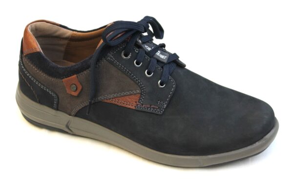 Josef Seibel veterschoen Enrico 11 blauw nubuck