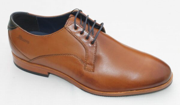 SH013 Sioux geklede veterschoen “Geriondo 704” cognac leer