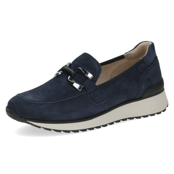 C002 Caprice instap sneaker donkerblauw suède