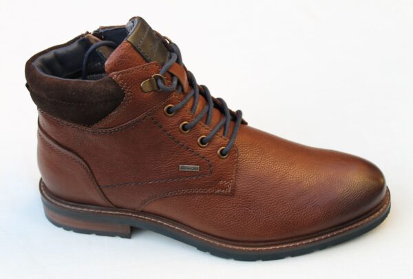 Sioux half hoge veterboot Rostolo 701 Tex bruin leer