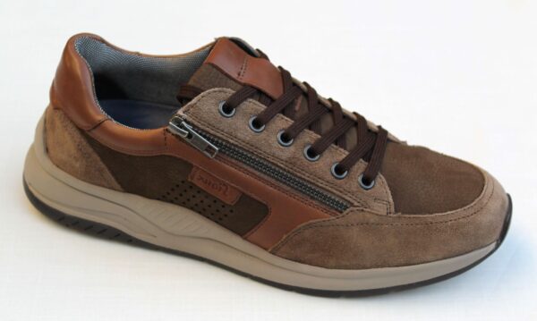 SH001 Sioux veterschoen met rits “Turibio” bruin combi