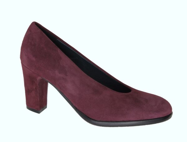 S331 Sioux pump aubergine suède